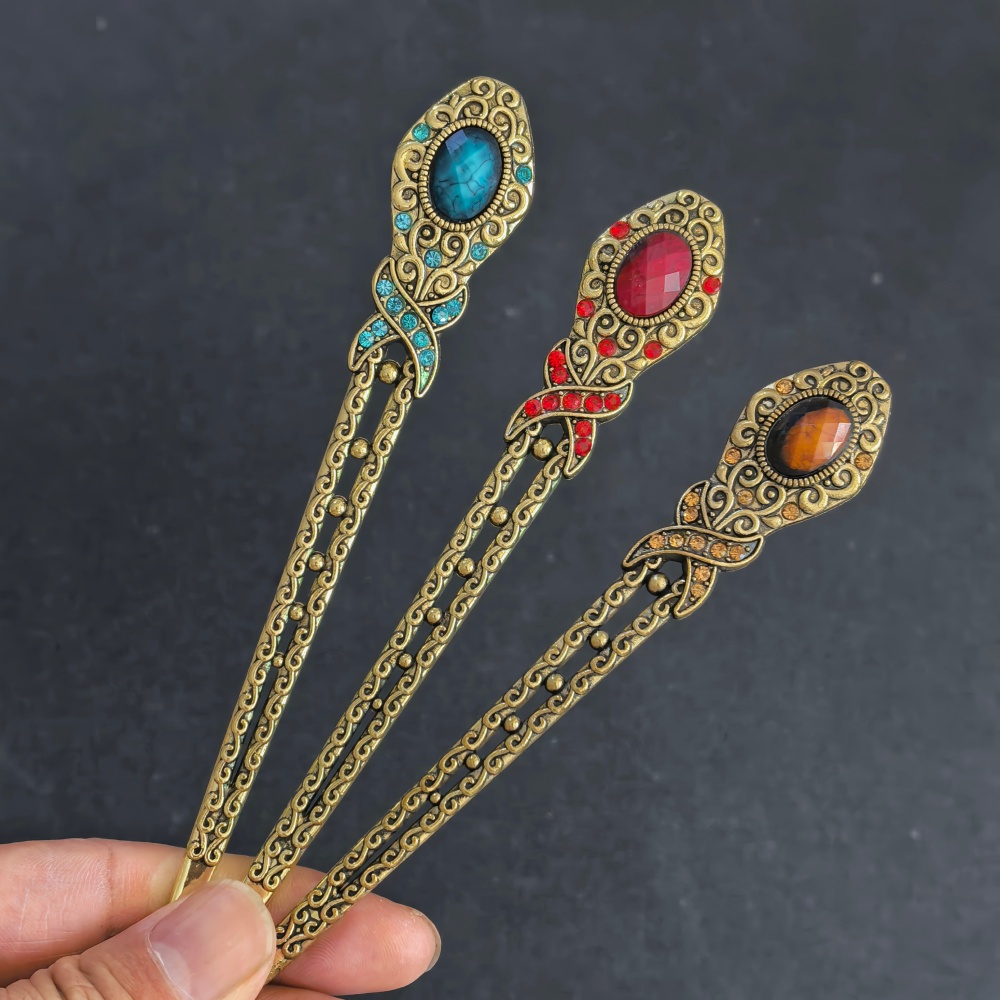 Vintage Metal Hair Sticks for  - Hanbok Hair Pin 评论和价格