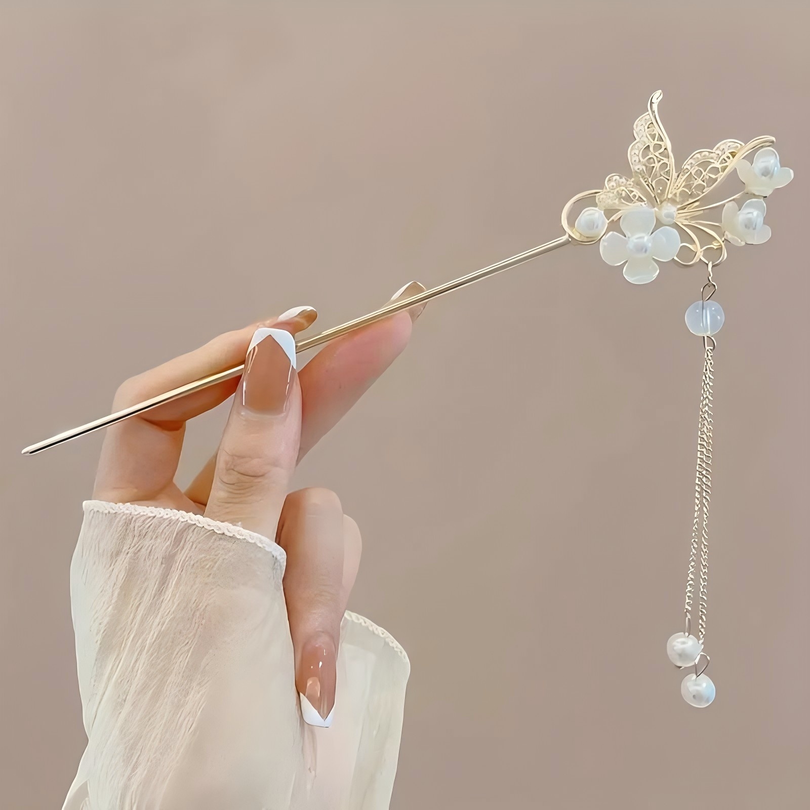 1/6pcs Elegant Chinese Style T - Hanbok Hair Pin 评论和价格