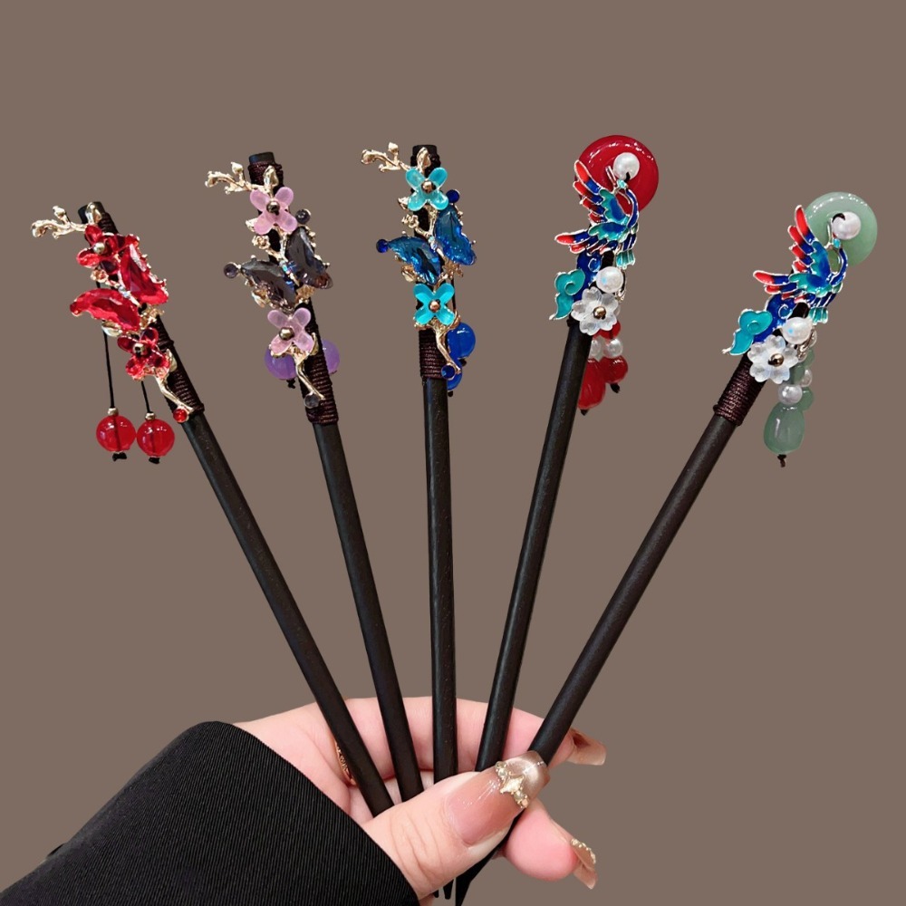 1pc Exquisite Fashion Vibrant  - Hanbok Hair Pin 评论和价格
