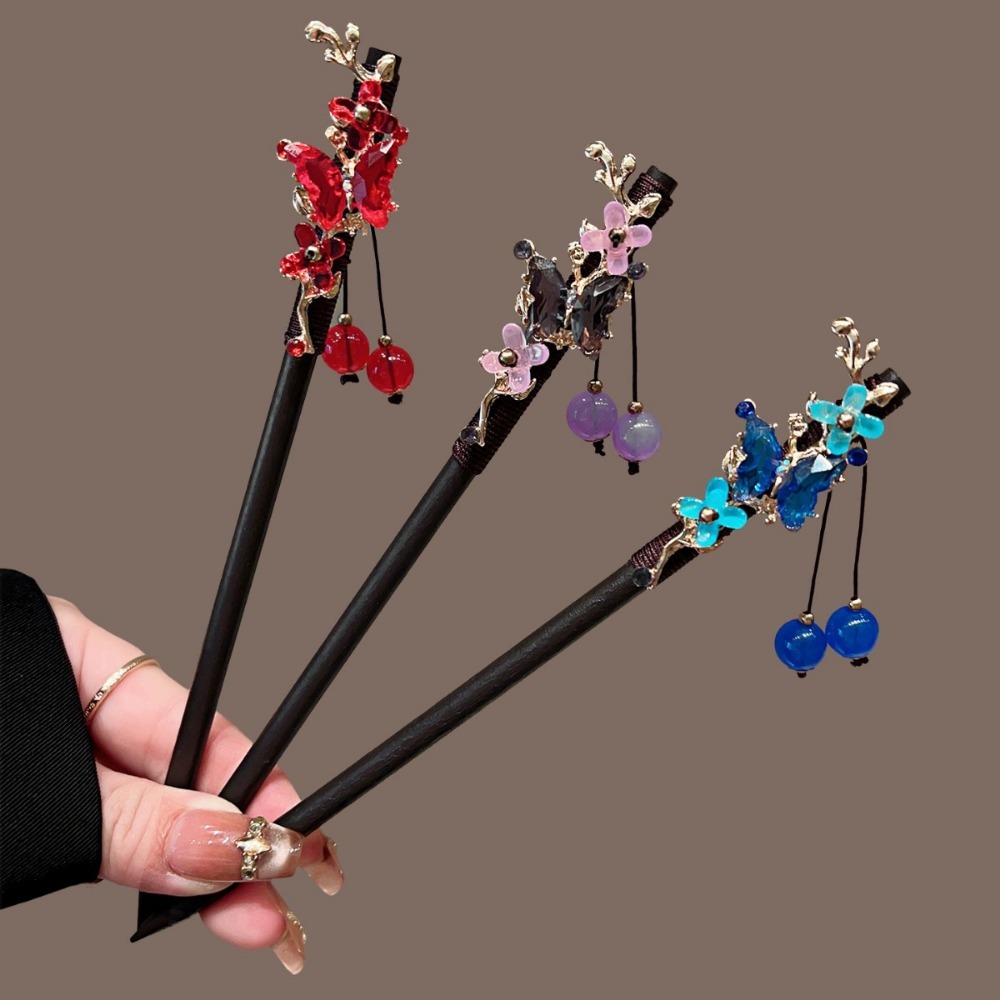 1pc Exquisite Fashion Vibrant  - Hanbok Hair Pin 评论和价格