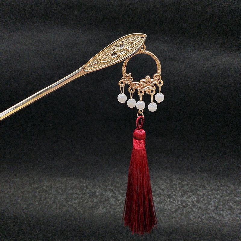 Ancient-Style Tassel Lotus Hai - Hanbok Hair Pin 评论和价格