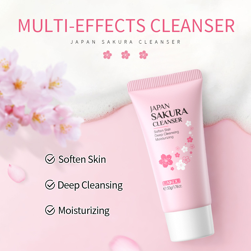 Sakura Facial Cleaner Korean F - Korean Skincare Routine 评论和价格