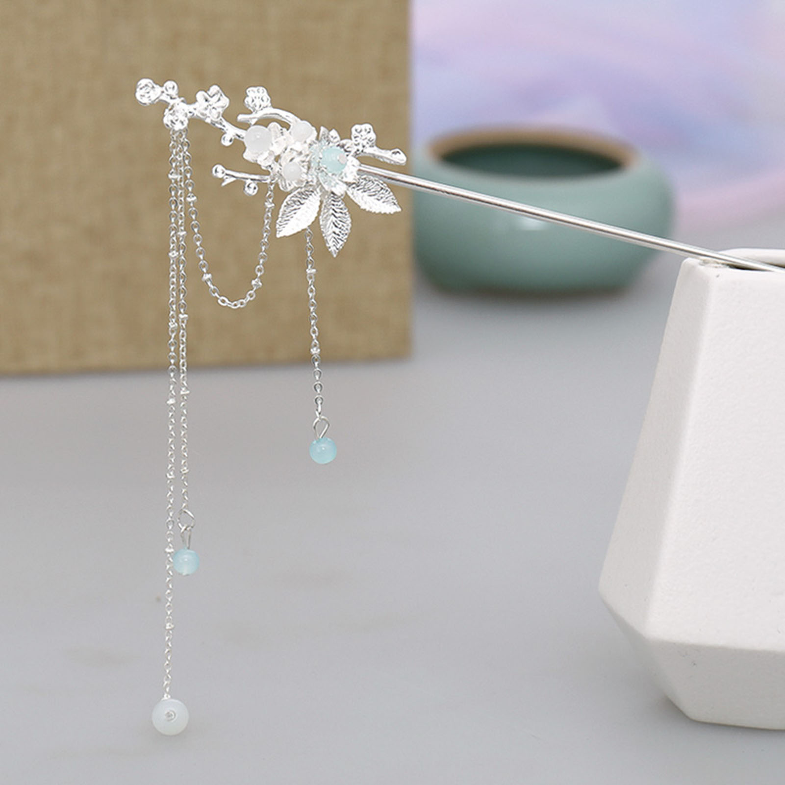 Chinese Style Alloy Hair Stick - Hanbok Hair Pin 评论和价格
